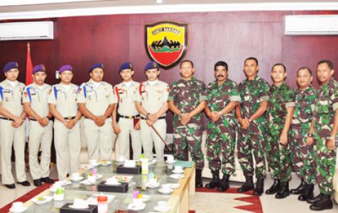Kasdam I/BB Terima Menwa Mahatara Sumut